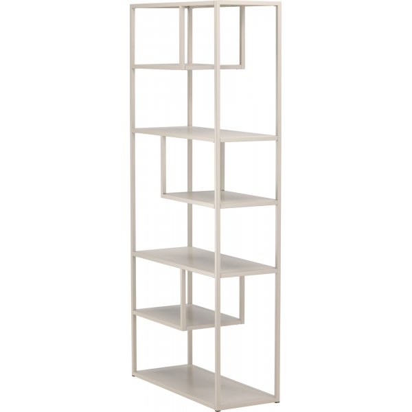 Bibliothque en acier - Beige