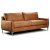 Nordic 3-sits soffa - Grsvart