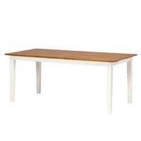 Laura matbord - 180x90 - ekbets/vit Laura matbord - 180x90 - ekbets/vit