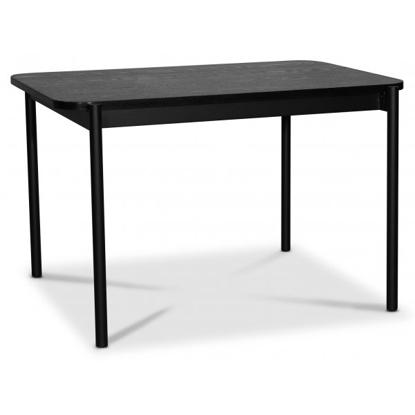 Wayne Matbord 120x80 cm - Svartbetsad ek