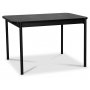 Wayne Matbord 120x80 cm - Svartbetsad ek