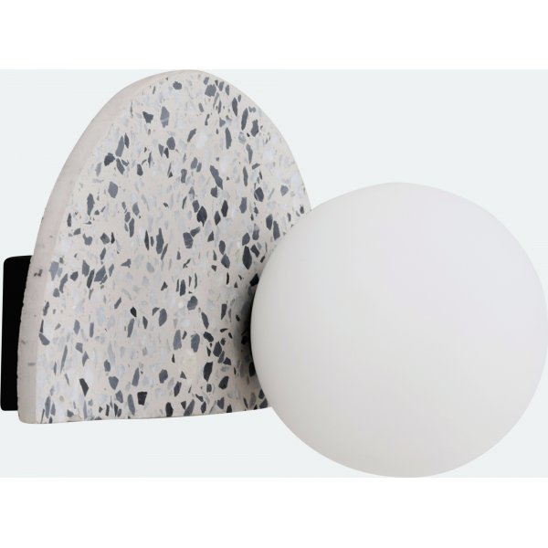 Abbeville wandlamp - Wit