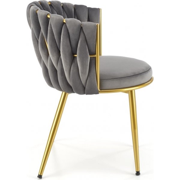 Cadeira matstol 517 - Grå/guld Cadeira matstol 517 - Grå/guld