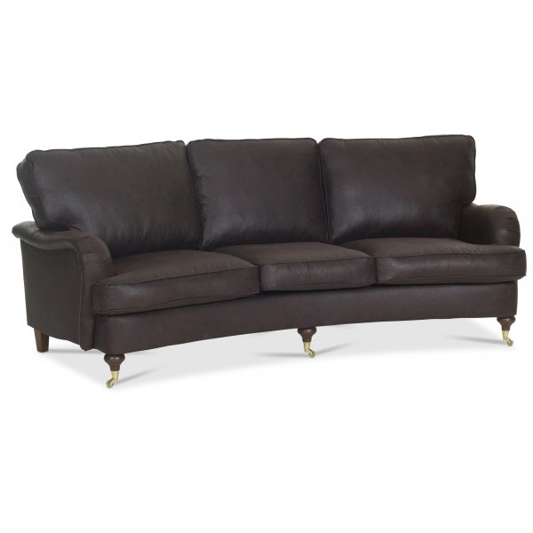 Howard svngd soffa 3-sits - Brun vintage