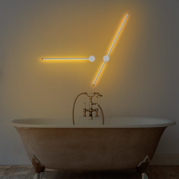 Glavo wandlamp 3 - Wit