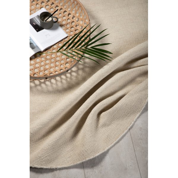 Ryder wollen vloerkleed - Beige wol Ryder wollen vloerkleed - Beige wol