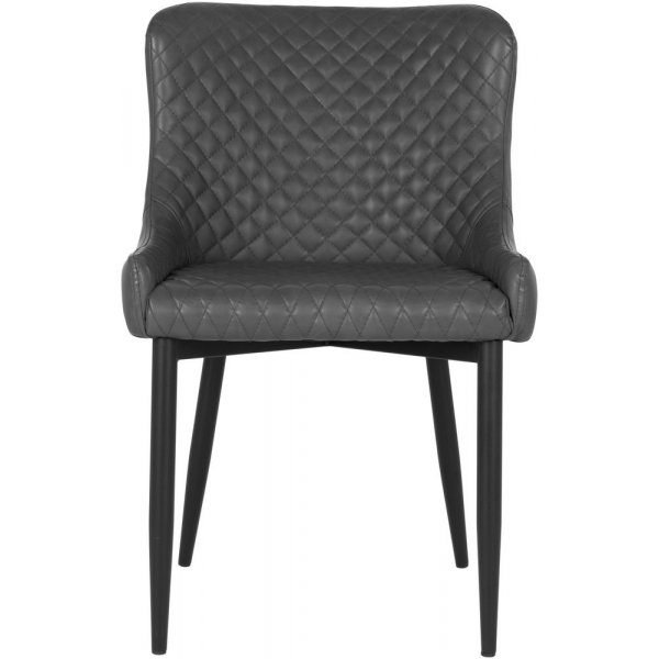 Boston Matstol - Mrkgr/svart