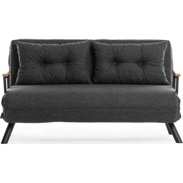 Canapé lit Sando 2 places - Gris foncé Canapé lit Sando 2 places - Gris foncé