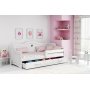 Julia barnsng med lda 80 x 160 cm - Vit