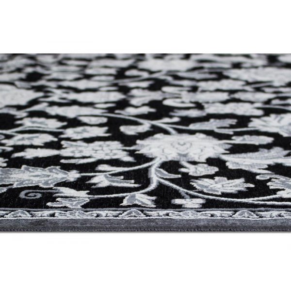 Konstsilkesmatta Carmona - Svart Konstsilkesmatta Carmona - Svart