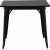 Table  manger Tempe 80 x 80 cm - Noir