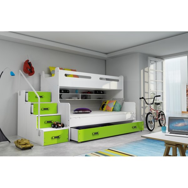 Max vningssng med frvaringslda 120 x 200 cm - Valfri frg