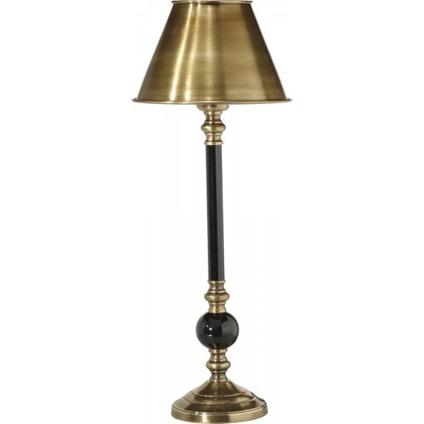 Lampe de table Abbey - Laiton/noir - 49 cm