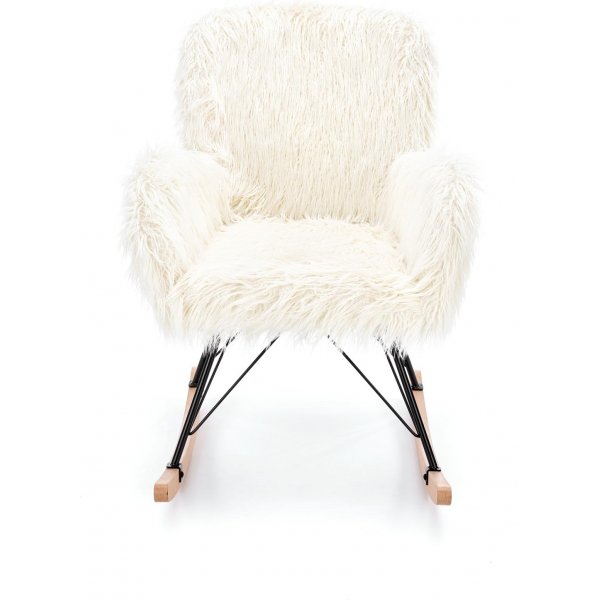Chaise berante Jamson - Blanc crme