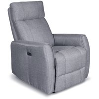 Enjoy Elof El-Recliner - Fåtölj i ljusgrått tyg Enjoy Elof El-Recliner - Fåtölj i ljusgrått tyg
