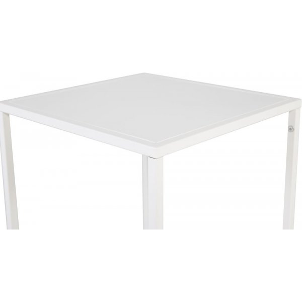 Träne sidobord 38 x 37 cm - Vit Träne sidobord 38 x 37 cm - Vit