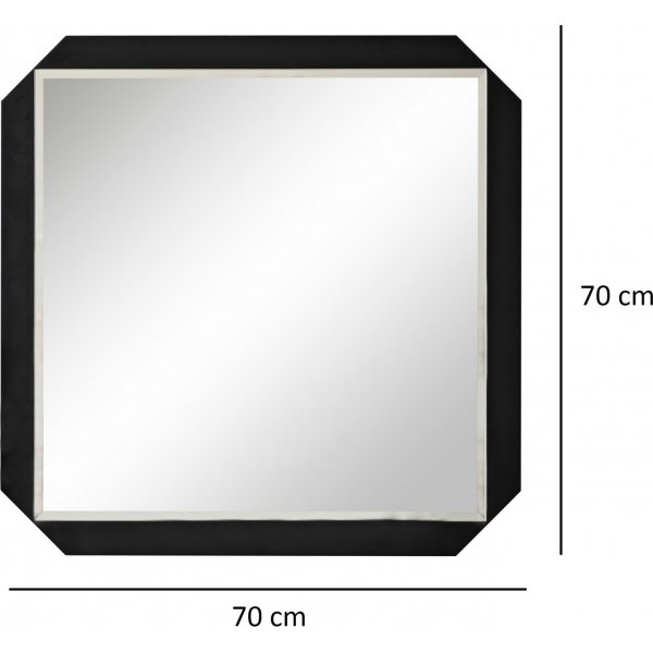 Miroir Carré - Noir Miroir Carré - Noir