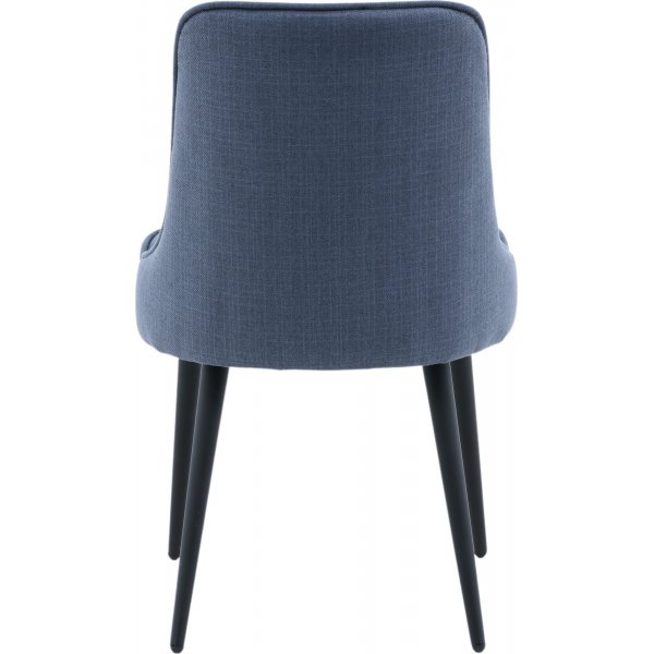 Chaise de Salle à Manger Alice Deluxe - Bleu/Noir Chaise de Salle à Manger Alice Deluxe - Bleu/Noir