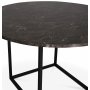 Sintorp runt matbord 115 cm - Brun marmor (Exklusivt laminat)