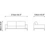 Secret 3-sits soffa - Gr