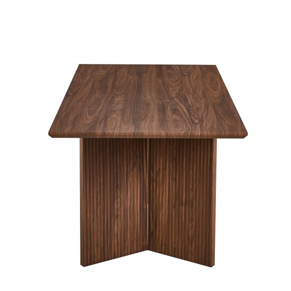 Crossby matbord 180x90 cm - Mörk brunbetsad ek Crossby matbord 180x90 cm - Mörk brunbetsad ek