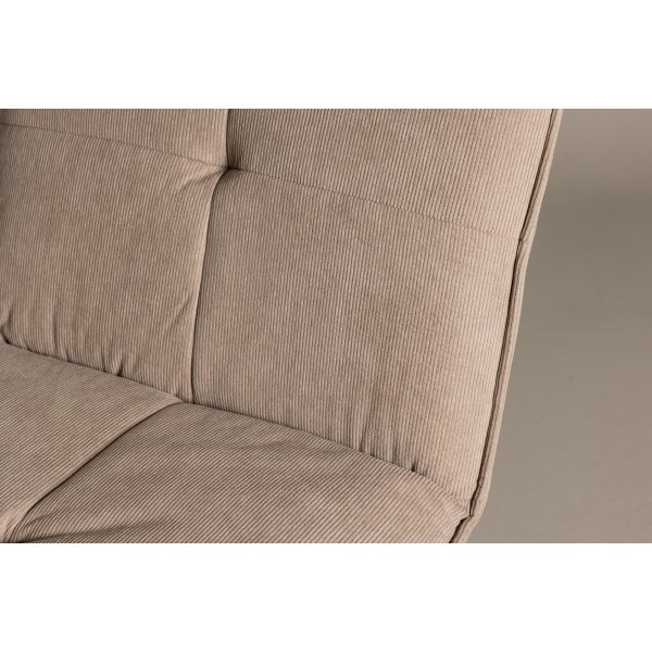 Madison loungestol - Brun manchester/svart Madison loungestol - Brun manchester/svart