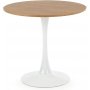 Matbord ek/vit 80 cm - Sumner