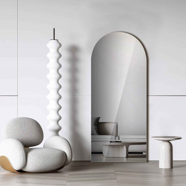 Helkroppsspegel Leona 70 � 160 cm Valvformad - v�ggh�ngd/golvst�ende