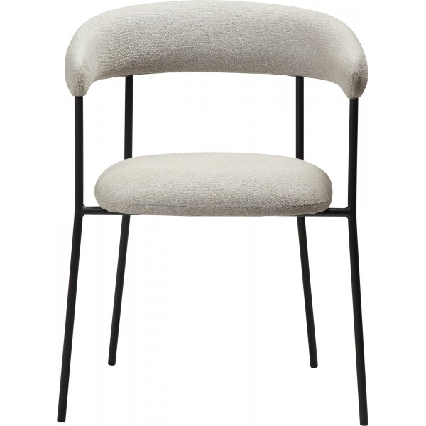 Fauteuil Plenti - Cachemire bouclé/noir Fauteuil Plenti - Cachemire bouclé/noir