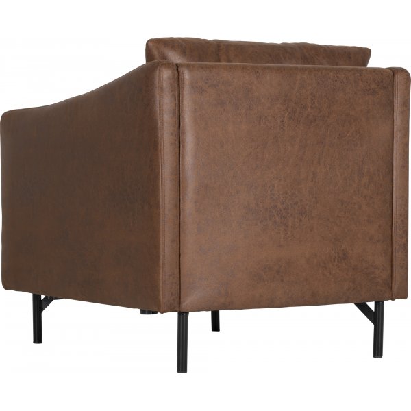 Harpan fåtölj brunt ecoläder Harpan fåtölj brunt ecoläder