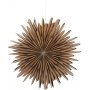 Slen adventsstjrna 46 cm - Brun