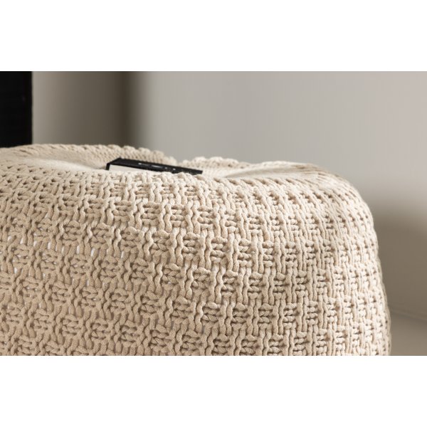 Pouf Sam Ø60 cm - Beige Pouf Sam Ø60 cm - Beige
