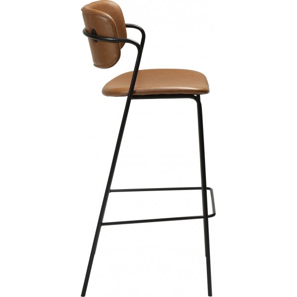 Tabouret de bar Zed - PU marron Tabouret de bar Zed - PU marron