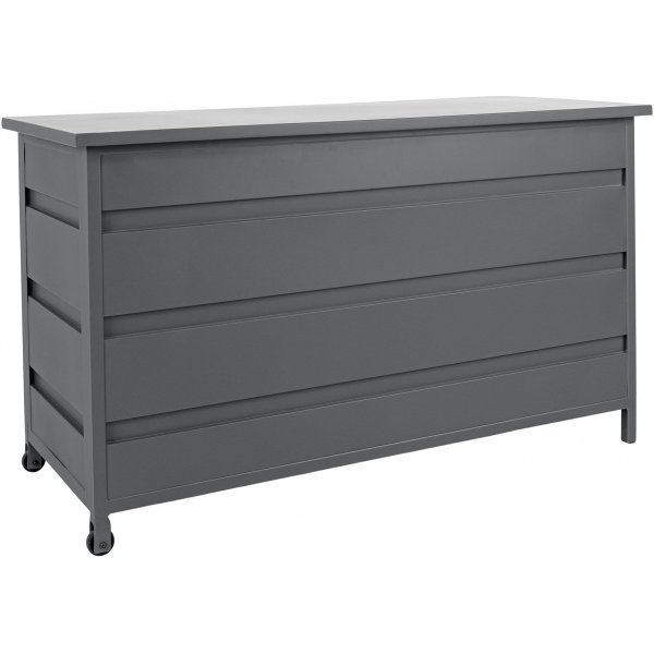 Cassis dynbox 130 x 60 cm 450 liter - Gr aluminium