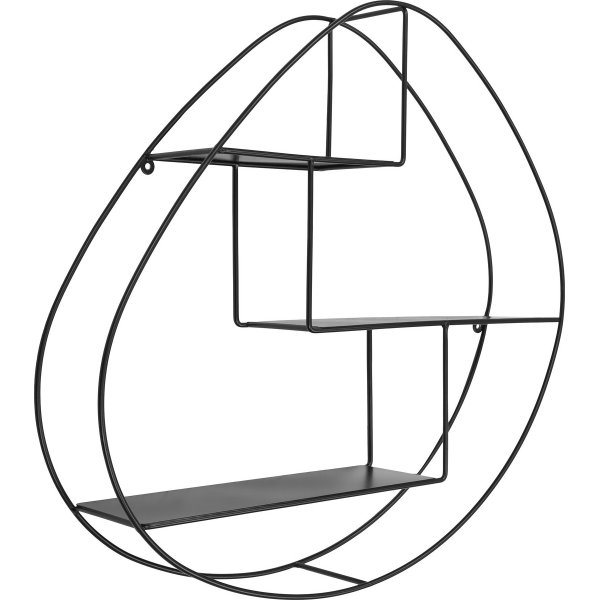 Étagère murale Wrexham - Noir Étagère murale Wrexham - Noir