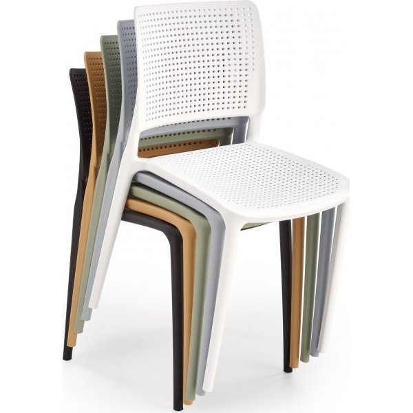 Chaise de salle  manger empilable Cadeira 514 - Bleu clair