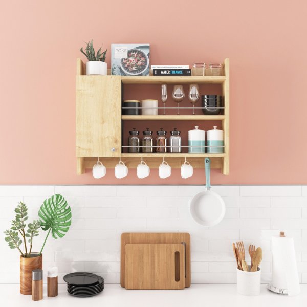 Knerr wandplank - Eiken