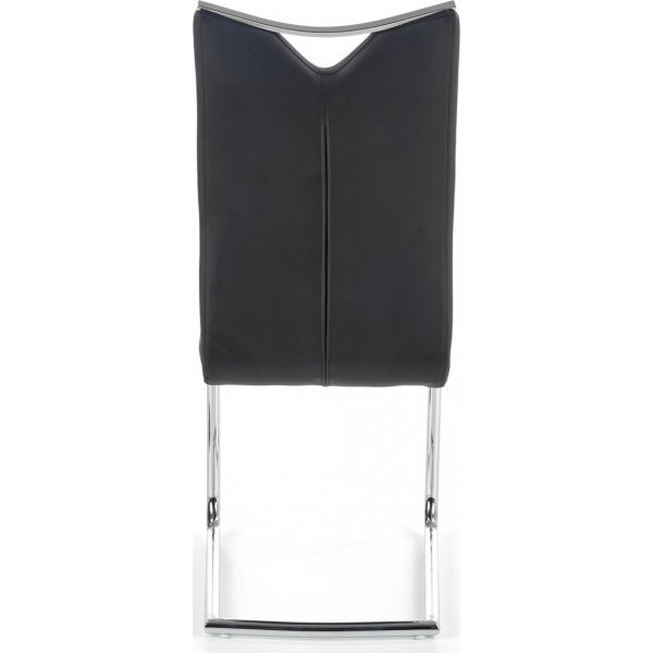 Chaise Annmarie - Noir/chrome Chaise Annmarie - Noir/chrome