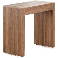 Ditte matbord 42-198 cm - Brunbetsat ek-fanèr Ditte matbord 42-198 cm - Brunbetsat ek-fanèr