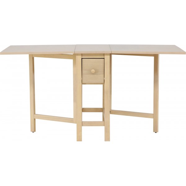 Edward matbord 110-150 x 80 cm - Whitewash