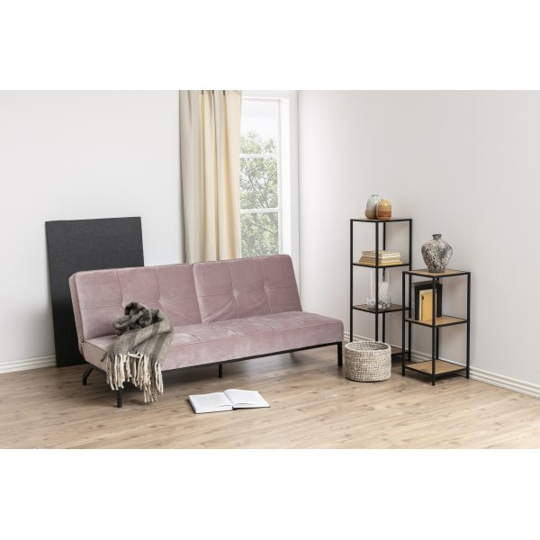 Bibliothèque Seaford 35x119 cm - Chêne/noir Bibliothèque Seaford 35x119 cm - Chêne/noir