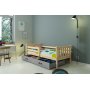Carino juniorsng med frvaringslda 80 x 190 cm - Valfri frg