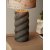 Pied de lampe Spin - Marron - 41 cm