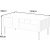 Asensio soffbord 110 x 60 cm - Ljusgr/svart