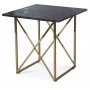 Paladium Lampbord 55 x 55 cm - Mssing / Gr marmor