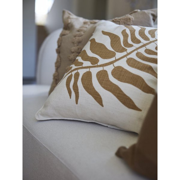 Platte kussenhoes 45 x 45 cm - IJskoffie