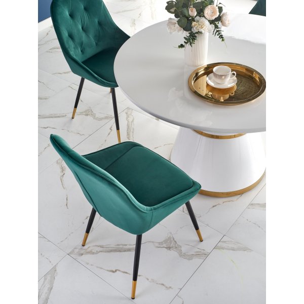 Table à manger Vegas Ø120 cm - Blanc Table à manger Vegas Ø120 cm - Blanc