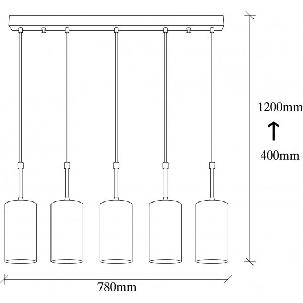 Plafonnier Ken 6386 - Or/noir
