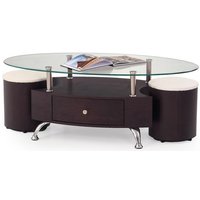 Meeting soffbord inklusive sittpallar - Wenge Meeting soffbord inklusive sittpallar - Wenge