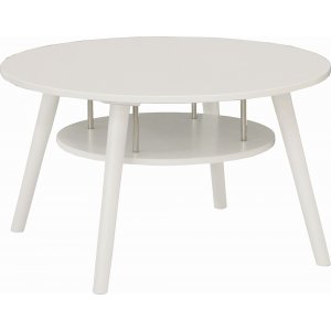 Louise ronde salontafel 90 cm - Wit